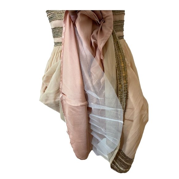 Adrianna Papell Evening Essentials Cocktail Halter Dress Size 4 - Picture 6 of 8